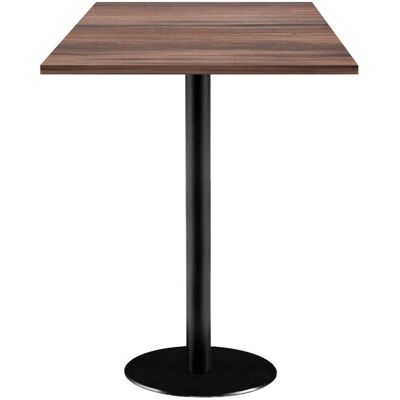 RestooTab Stehtisch Rome quadratisch - Dekor Holz; 60x60x113 cm (LxBxH); Platte eiche geräuchert, Gestell schwarz; quadratisch RestooTab Stehtisch Rome quadratisch - Dekor Holz; 60x60x113 cm (LxBxH); Platte eiche geräuchert, Gestell schwarz; quadratisch