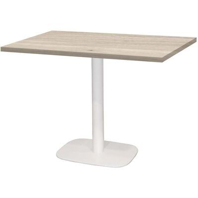 RestooTab Tisch Round weiß rechteckig - Dekore Holz & Steine; 120x70x75 cm (LxBxH); birke/hellgrau; rechteckig RestooTab Tisch Round weiß rechteckig - Dekore Holz & Steine; 120x70x75 cm (LxBxH); birke/hellgrau; rechteckig