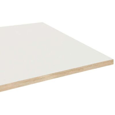 RestooTab Tischplatte rechteckig, einfarbiges Dekor, Kanten in Holzoptik; 120x70 cm (LxB); weiß; rechteckig RestooTab Tischplatte rechteckig, einfarbiges Dekor, Kanten in Holzoptik; 120x70 cm (LxB); weiß; rechteckig