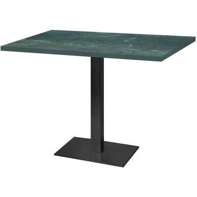 RestooTab Tisch Milan rechteckig - Dekore Steine; 120x70x75 cm (LxBxH); dunkelgrün/marmoriert; rechteckig RestooTab Tisch Milan rechteckig - Dekore Steine; 120x70x75 cm (LxBxH); dunkelgrün/marmoriert; rechteckig