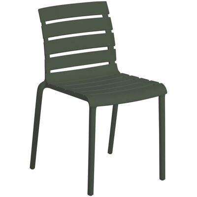 KETTLER Stapelstuhl PONZA aus Kunststoff; 47x55x78 cm (BxTxH); Sitz grün, Gestell grün; 4 Stück / Pack KETTLER Stapelstuhl PONZA aus Kunststoff; 47x55x78 cm (BxTxH); Sitz grün, Gestell grün; 4 Stück / Pack