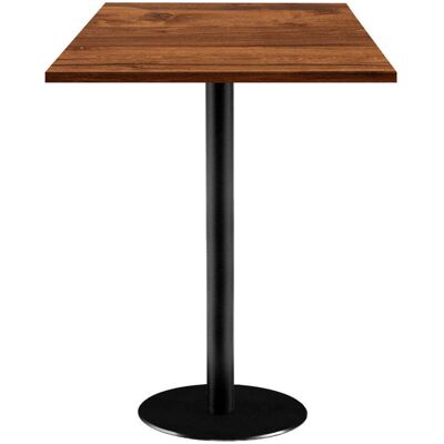 RestooTab Stehtisch Rome quadratisch - Dekor Holz; 60x60x113 cm (LxBxH); Platte eiche wenge, Gestell schwarz; quadratisch RestooTab Stehtisch Rome quadratisch - Dekor Holz; 60x60x113 cm (LxBxH); Platte eiche wenge, Gestell schwarz; quadratisch