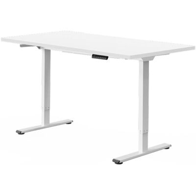 FlexiSpot Höhenverstellbarer Schreibtisch Kohlenstoffstahlrahmen; 148x86.8x5.9 cm (LxBxH); weiß; rechteckig FlexiSpot Höhenverstellbarer Schreibtisch Kohlenstoffstahlrahmen; 148x86.8x5.9 cm (LxBxH); weiß; rechteckig