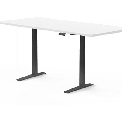 FlexiSpot Höhenverstellbarer Schreibtisch C-Beine; 166.9x85.8x6.2 cm (LxBxH); schwarz/weiß; rechteckig FlexiSpot Höhenverstellbarer Schreibtisch C-Beine; 166.9x85.8x6.2 cm (LxBxH); schwarz/weiß; rechteckig