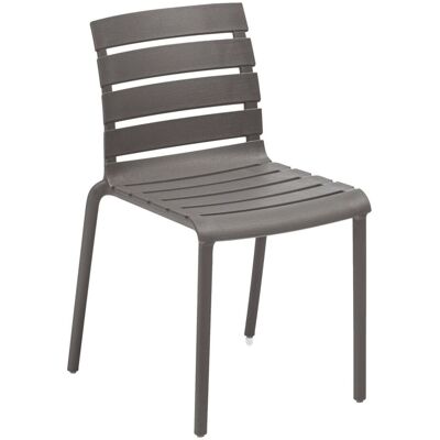 KETTLER Stapelstuhl PONZA aus Kunststoff; 47x55x78 cm (BxTxH); Sitz grau, Gestell grau; 4 Stück / Pack KETTLER Stapelstuhl PONZA aus Kunststoff; 47x55x78 cm (BxTxH); Sitz grau, Gestell grau; 4 Stück / Pack