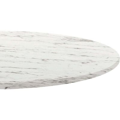 RestooTab Tischplatte rund, helles Marmor-Dekor; 120x120 cm (LxB); weiß/steingrau/marmoriert; rund RestooTab Tischplatte rund, helles Marmor-Dekor; 120x120 cm (LxB); weiß/steingrau/marmoriert; rund