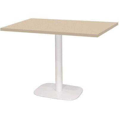 RestooTab Tisch Round weiß rechteckig - Dekore Uni; 120x70x75 cm (LxBxH); beige; rechteckig RestooTab Tisch Round weiß rechteckig - Dekore Uni; 120x70x75 cm (LxBxH); beige; rechteckig