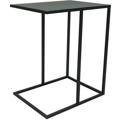 Infantil Beistelltisch 'Lea', Stahl; 35x45x60 cm (LxBxH); Platte schwarz, Gestell schwarz; rechteckig Infantil Beistelltisch 'Lea', Stahl; 35x45x60 cm (LxBxH); Platte schwarz, Gestell schwarz; rechteckig