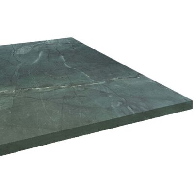 RestooTab Tischplatte quadratisch, dunkles Marmor-Dekor; 70x70 cm (LxB); dunkelgrün/marmoriert; quadratisch RestooTab Tischplatte quadratisch, dunkles Marmor-Dekor; 70x70 cm (LxB); dunkelgrün/marmoriert; quadratisch