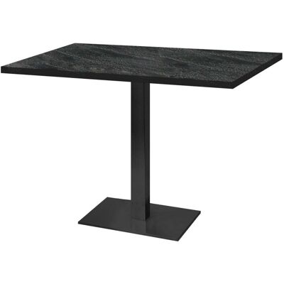 RestooTab Tisch Milan rechteckig - Dekore Holz & Uni; 120x70x75 cm (LxBxH); schwarz; rechteckig RestooTab Tisch Milan rechteckig - Dekore Holz & Uni; 120x70x75 cm (LxBxH); schwarz; rechteckig