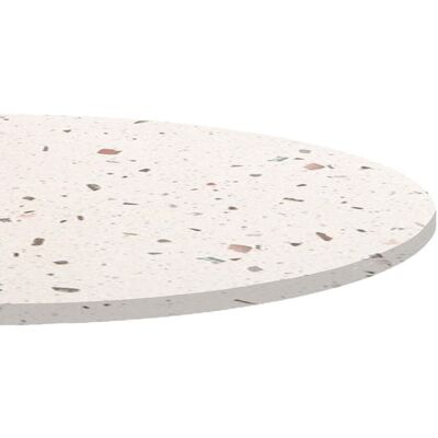 RestooTab Tischplatte rund, Terrazzodekor; 70x70 cm (LxB); weiß/mehrfarbig/terrazzo; rund RestooTab Tischplatte rund, Terrazzodekor; 70x70 cm (LxB); weiß/mehrfarbig/terrazzo; rund