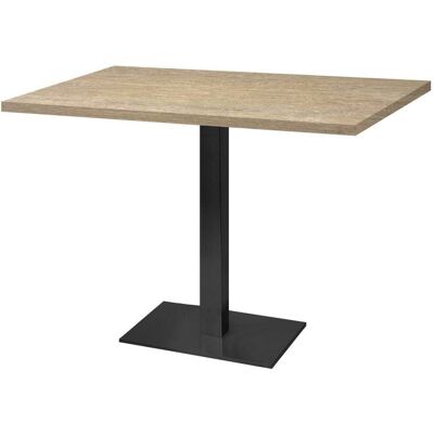 RestooTab Tisch Milan rechteckig - Dekore Holz & Uni; 120x70x75 cm (LxBxH); eiche/hellbraun; rechteckig RestooTab Tisch Milan rechteckig - Dekore Holz & Uni; 120x70x75 cm (LxBxH); eiche/hellbraun; rechteckig