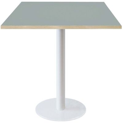 RestooTab Tisch Rome weiß quadratisch - Dekore Uni; 70x70x75 cm (LxBxH); grau/braun; quadratisch RestooTab Tisch Rome weiß quadratisch - Dekore Uni; 70x70x75 cm (LxBxH); grau/braun; quadratisch