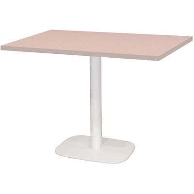 RestooTab Tisch Round weiß rechteckig - Dekore Uni; 120x70x75 cm (LxBxH); altrosa; rechteckig RestooTab Tisch Round weiß rechteckig - Dekore Uni; 120x70x75 cm (LxBxH); altrosa; rechteckig