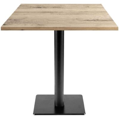 RestooTab Tisch Milan T quadratisch - Dekore Holz & Uni; 70x70x75 cm (LxBxH); eiche/natur; quadratisch RestooTab Tisch Milan T quadratisch - Dekore Holz & Uni; 70x70x75 cm (LxBxH); eiche/natur; quadratisch