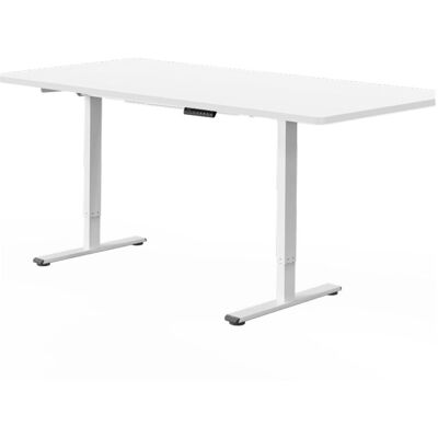 FlexiSpot Höhenverstellbarer Schreibtisch Kohlenstoffstahlrahmen; 166.9x85.8x6.2 cm (LxBxH); weiß; rechteckig FlexiSpot Höhenverstellbarer Schreibtisch Kohlenstoffstahlrahmen; 166.9x85.8x6.2 cm (LxBxH); weiß; rechteckig
