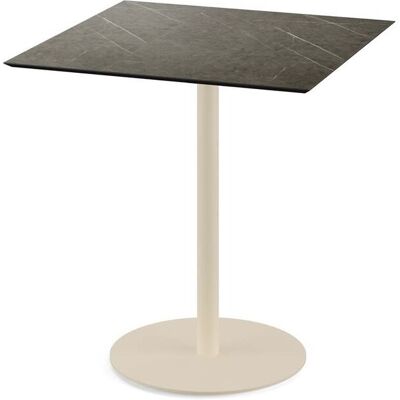 Feros Terrassentisch Urban Sand Gestell + HPL quadratisch; 70x70x73.2 cm (LxBxH); braun; quadratisch Feros Terrassentisch Urban Sand Gestell + HPL quadratisch; 70x70x73.2 cm (LxBxH); braun; quadratisch
