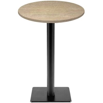 RestooTab Stehtisch Milan T rund - Dekore Holz & Uni; 113x60 cm (HxØ); eiche/hellbraun; rund RestooTab Stehtisch Milan T rund - Dekore Holz & Uni; 113x60 cm (HxØ); eiche/hellbraun; rund