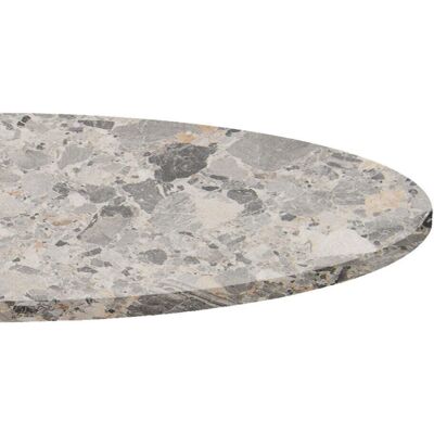 RestooTab Tischplatte rund, Terrazzodekor; 70x70 cm (LxB); grau/terrazzo; rund RestooTab Tischplatte rund, Terrazzodekor; 70x70 cm (LxB); grau/terrazzo; rund