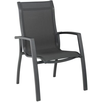 KETTLER Stapelsessel ALTURA Curve; 66x67x100 cm (BxTxH); anthrazit; Gestell anthrazit; 4 Stück / Pack KETTLER Stapelsessel ALTURA Curve; 66x67x100 cm (BxTxH); anthrazit; Gestell anthrazit; 4 Stück / Pack