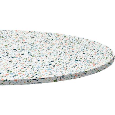 RestooTab Tischplatte rund, Terrazzodekor; 70x70 cm (LxB); mehrfarbig/terrazzo; rund RestooTab Tischplatte rund, Terrazzodekor; 70x70 cm (LxB); mehrfarbig/terrazzo; rund