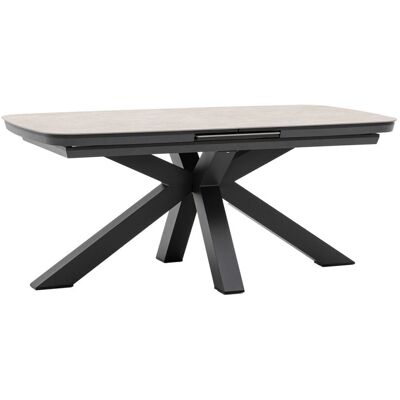Barths Torino - Ausziehbarer Tisch 180/220x100 cm; 100x220x76 cm (LxBxH); anthrazit Barths Torino - Ausziehbarer Tisch 180/220x100 cm; 100x220x76 cm (LxBxH); anthrazit
