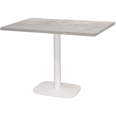 RestooTab Tisch Round weiß rechteckig - Dekore Holz & Steine; 120x70x75 cm (LxBxH); beige/grau/marmoriert; rechteckig RestooTab Tisch Round weiß rechteckig - Dekore Holz & Steine; 120x70x75 cm (LxBxH); beige/grau/marmoriert; rechteckig