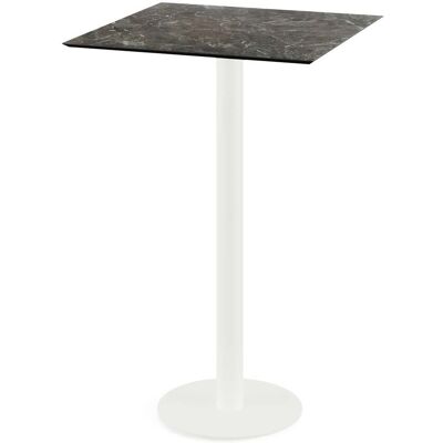 Feros Urban Stehtisch Weiß Gestell + HPL quadratisch; 70x70x109.2 cm (LxBxH); mehrfarbig; quadratisch Feros Urban Stehtisch Weiß Gestell + HPL quadratisch; 70x70x109.2 cm (LxBxH); mehrfarbig; quadratisch