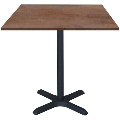 Restootab Dina Bronze Oxyd-Tisch - 70x70cm Restaurantisch Restootab Dina Bronze Oxyd-Tisch - 70x70cm Restaurantisch