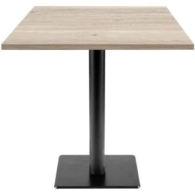 RestooTab Tisch Milan T quadratisch - Dekore Holz & Uni; 70x70x75 cm (LxBxH); birke/hellgrau; quadratisch RestooTab Tisch Milan T quadratisch - Dekore Holz & Uni; 70x70x75 cm (LxBxH); birke/hellgrau; quadratisch