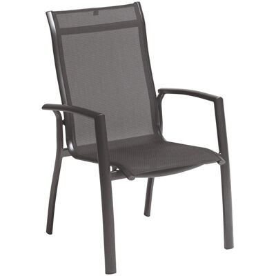 KETTLER Stapelsessel Silver-Line LEGATO; 65.5x68x105 cm (BxTxH); anthrazit; Gestell anthrazit; 4 Stück / Pack KETTLER Stapelsessel Silver-Line LEGATO; 65.5x68x105 cm (BxTxH); anthrazit; Gestell anthrazit; 4 Stück / Pack