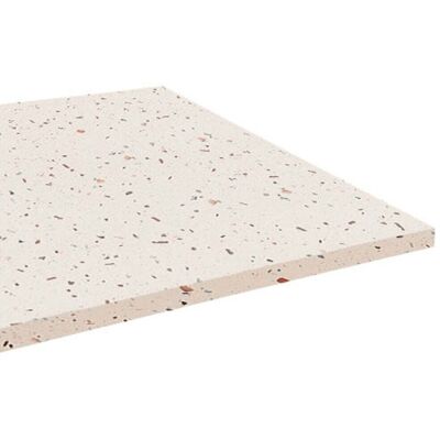 RestooTab Tischplatte rechteckig, Terrazzodekor; 120x70 cm (LxB); weiß/mehrfarbig/terrazzo; rechteckig RestooTab Tischplatte rechteckig, Terrazzodekor; 120x70 cm (LxB); weiß/mehrfarbig/terrazzo; rechteckig