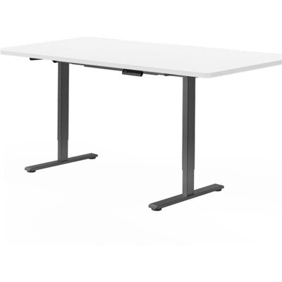FlexiSpot Höhenverstellbarer Schreibtisch Kohlenstoffstahlrahmen; 166.9x85.8x6.2 cm (LxBxH); schwarz/weiß; rechteckig FlexiSpot Höhenverstellbarer Schreibtisch Kohlenstoffstahlrahmen; 166.9x85.8x6.2 cm (LxBxH); schwarz/weiß; rechteckig