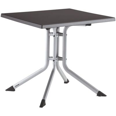 KETTLER Klapptisch BOULEVARD; 70x70x74 cm (LxBxH); Platte anthrazit, Gestell silber; quadratisch KETTLER Klapptisch BOULEVARD; 70x70x74 cm (LxBxH); Platte anthrazit, Gestell silber; quadratisch