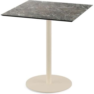 Feros Terrassentisch Urban Sand Gestell + HPL quadratisch; 70x70x73.2 cm (LxBxH); mehrfarbig; quadratisch Feros Terrassentisch Urban Sand Gestell + HPL quadratisch; 70x70x73.2 cm (LxBxH); mehrfarbig; quadratisch