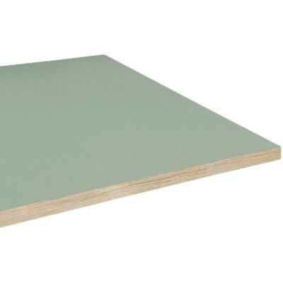 RestooTab Tischplatte quadratisch, einfarbiges Dekor, Kanten in Holzoptik; 70x70 cm (LxB); hellgrün; quadratisch RestooTab Tischplatte quadratisch, einfarbiges Dekor, Kanten in Holzoptik; 70x70 cm (LxB); hellgrün; quadratisch