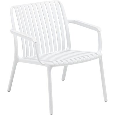 KETTLER Loungesessel LAGO aus Kunststoff; 68x75x75 cm (BxTxH); Sitz weiß, Gestell weiß; 4 Stück / Pack KETTLER Loungesessel LAGO aus Kunststoff; 68x75x75 cm (BxTxH); Sitz weiß, Gestell weiß; 4 Stück / Pack