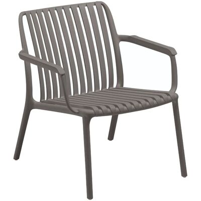 KETTLER Loungesessel LAGO aus Kunststoff; 68x75x75 cm (BxTxH); Sitz grau, Gestell grau; 4 Stück / Pack KETTLER Loungesessel LAGO aus Kunststoff; 68x75x75 cm (BxTxH); Sitz grau, Gestell grau; 4 Stück / Pack