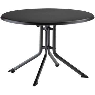 KETTLER Klapptisch rund BOULEVARD; 115x115x74 cm (LxBxH); Platte anthrazit, Gestell anthrazit; rund KETTLER Klapptisch rund BOULEVARD; 115x115x74 cm (LxBxH); Platte anthrazit, Gestell anthrazit; rund
