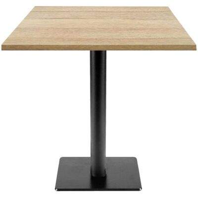 RestooTab Tisch Milan T quadratisch - Dekore Holz & Uni; 70x70x75 cm (LxBxH); eiche; quadratisch RestooTab Tisch Milan T quadratisch - Dekore Holz & Uni; 70x70x75 cm (LxBxH); eiche; quadratisch