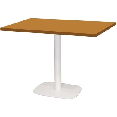 RestooTab Tisch Round weiß rechteckig - Dekore Uni; 120x70x75 cm (LxBxH); senf; rechteckig RestooTab Tisch Round weiß rechteckig - Dekore Uni; 120x70x75 cm (LxBxH); senf; rechteckig