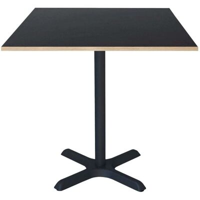 Restootab Dina Schwarzer 70x70cm Tisch - Restaurantgebrauch Restootab Dina Schwarzer 70x70cm Tisch - Restaurantgebrauch
