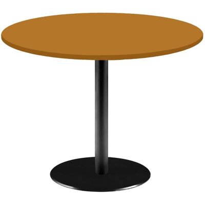 RestooTab Tisch Rome XL rund - Dekore Holz & Uni; 75x120 cm (HxØ); senf; rund RestooTab Tisch Rome XL rund - Dekore Holz & Uni; 75x120 cm (HxØ); senf; rund
