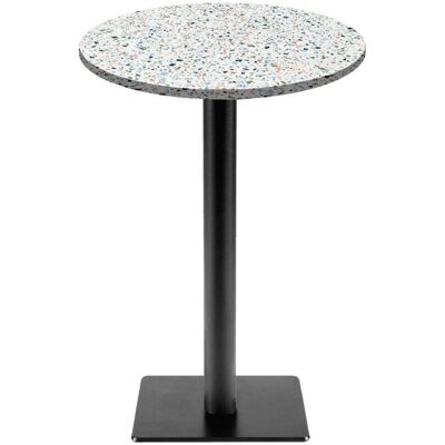 RestooTab Stehtisch Milan T rund - Dekore Steine; 113x60 cm (HxØ); mehrfarbig/terrazzo; rund RestooTab Stehtisch Milan T rund - Dekore Steine; 113x60 cm (HxØ); mehrfarbig/terrazzo; rund