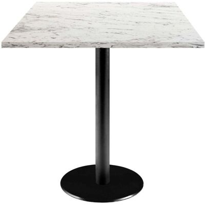 Restootab Rome Tisch - 70x70cm, Schwarz, Klappbar - Gastronomie Restootab Rome Tisch - 70x70cm, Schwarz, Klappbar - Gastronomie