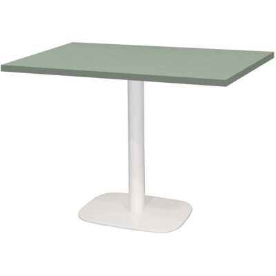 RestooTab Tisch Round weiß rechteckig - Dekore Uni; 120x70x75 cm (LxBxH); hellgrün; rechteckig RestooTab Tisch Round weiß rechteckig - Dekore Uni; 120x70x75 cm (LxBxH); hellgrün; rechteckig