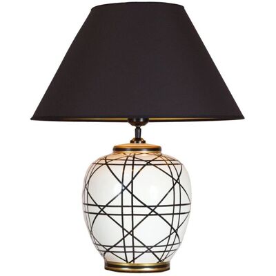 PR Home New York Tischlampe; 45x35x45 cm (LxBxH); schwarz PR Home New York Tischlampe; 45x35x45 cm (LxBxH); schwarz
