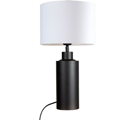 PR Home Tischleuchte Solo; 55x30x55 cm (LxBxH); schwarz/weiß; Gestell schwarz PR Home Tischleuchte Solo; 55x30x55 cm (LxBxH); schwarz/weiß; Gestell schwarz