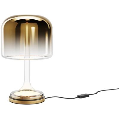 Maytoni Maytoni Tischleuchte Spirito Schwarz, aus Metall und Glas, LED, 1600lm, 3000K; 18x18x18x28 cm (LxBxØxH); gold; Gestell gold Maytoni Maytoni Tischleuchte Spirito Schwarz, aus Metall und Glas, LED, 1600lm, 3000K; 18x18x18x28 cm (LxBxØxH); gold; Gestell gold