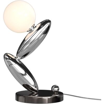 Maytoni Maytoni Tischleuchte Resonance Platin, aus Metall, LED, 600lm, 3000K; 22.5x18x12x37 cm (LxBxØxH); platin; Gestell platin Maytoni Maytoni Tischleuchte Resonance Platin, aus Metall, LED, 600lm, 3000K; 22.5x18x12x37 cm (LxBxØxH); platin; Gestell platin